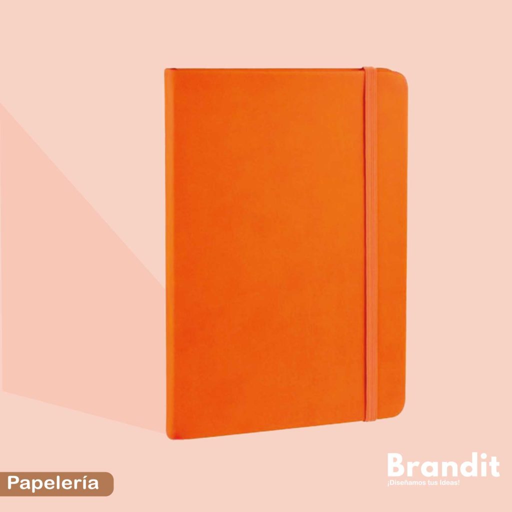 Libreta Ejecutiva | 14x21 | Naranja Brandit